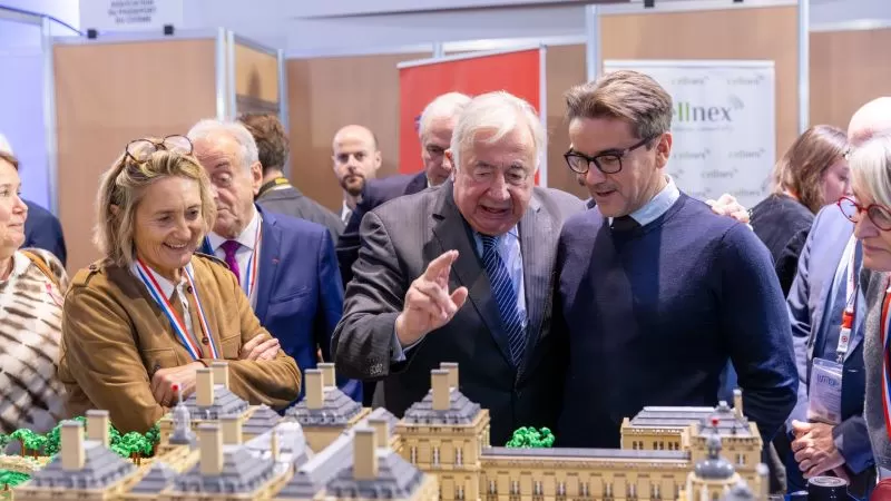 Illustration : Rencontre avec les exposants