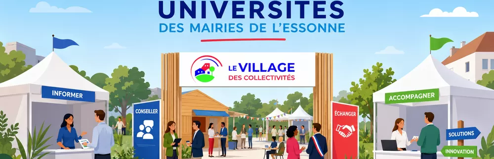 Illustration : Le Village des Collectivités : un seul espace, tous les bons contacts