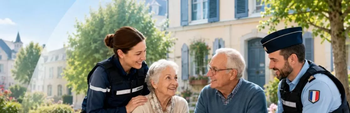 Illustration : L'action des forces de sécurité intérieure dans la prévention, la protection et l'accompagnement des seniors