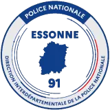 Logo DIRECTION INTERDÉPARTEMENTALE DE LA POLICE NATIONALE DE L'ESSONNE